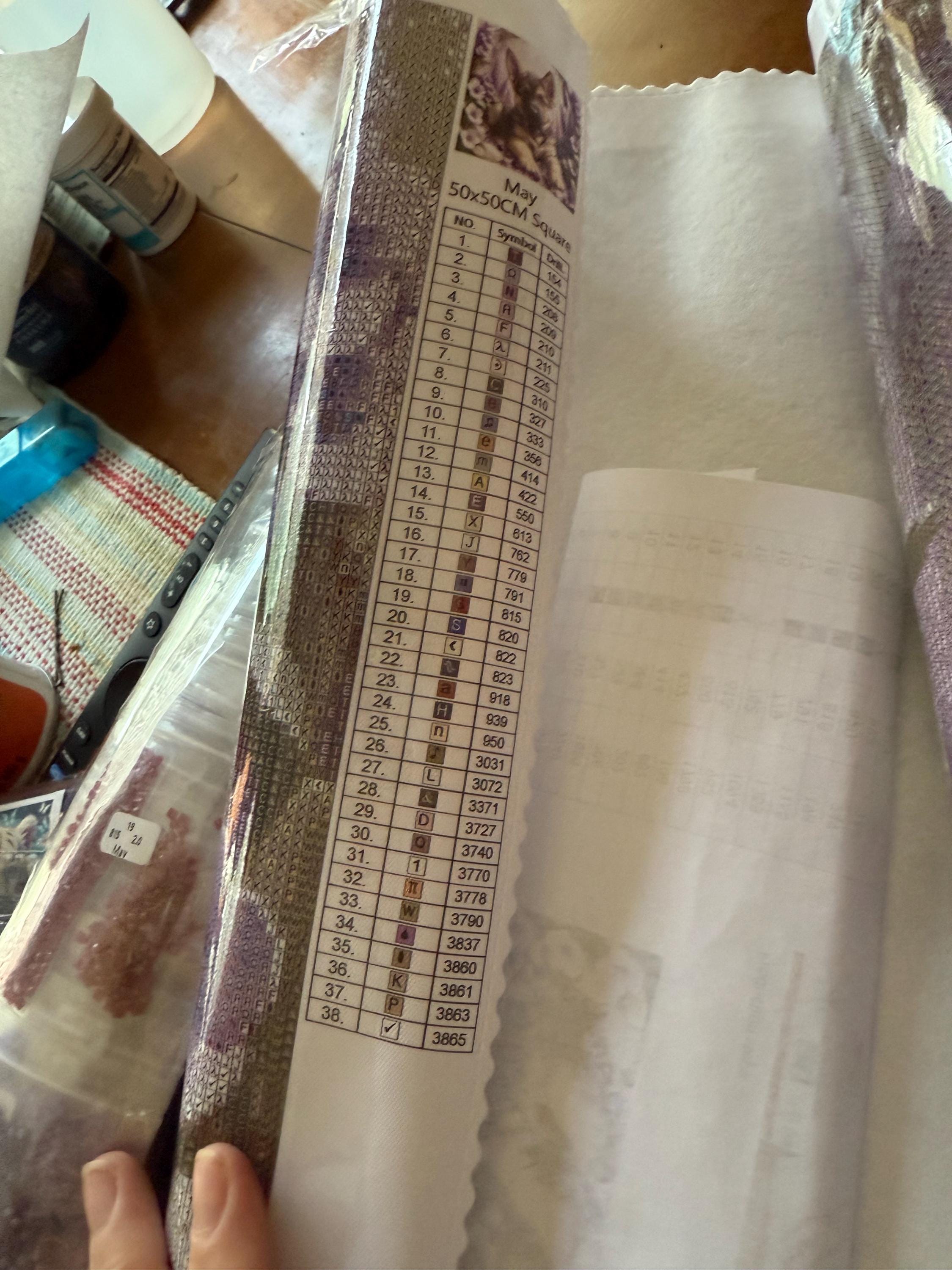 Resin drill 5d  diamond painting on felt canvas