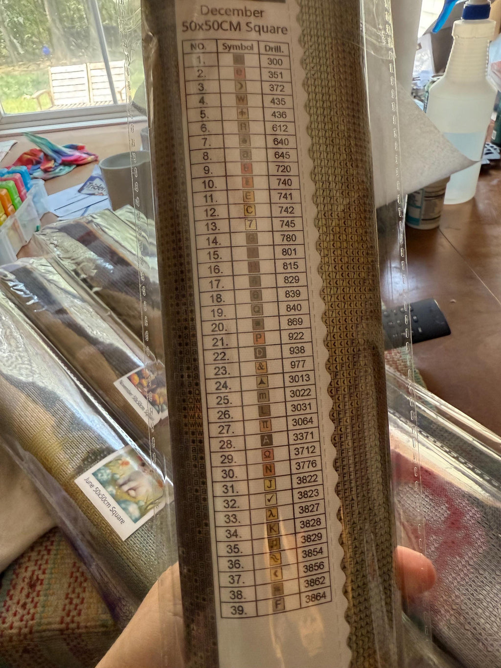 Resin drill 5d  diamond painting on felt canvas