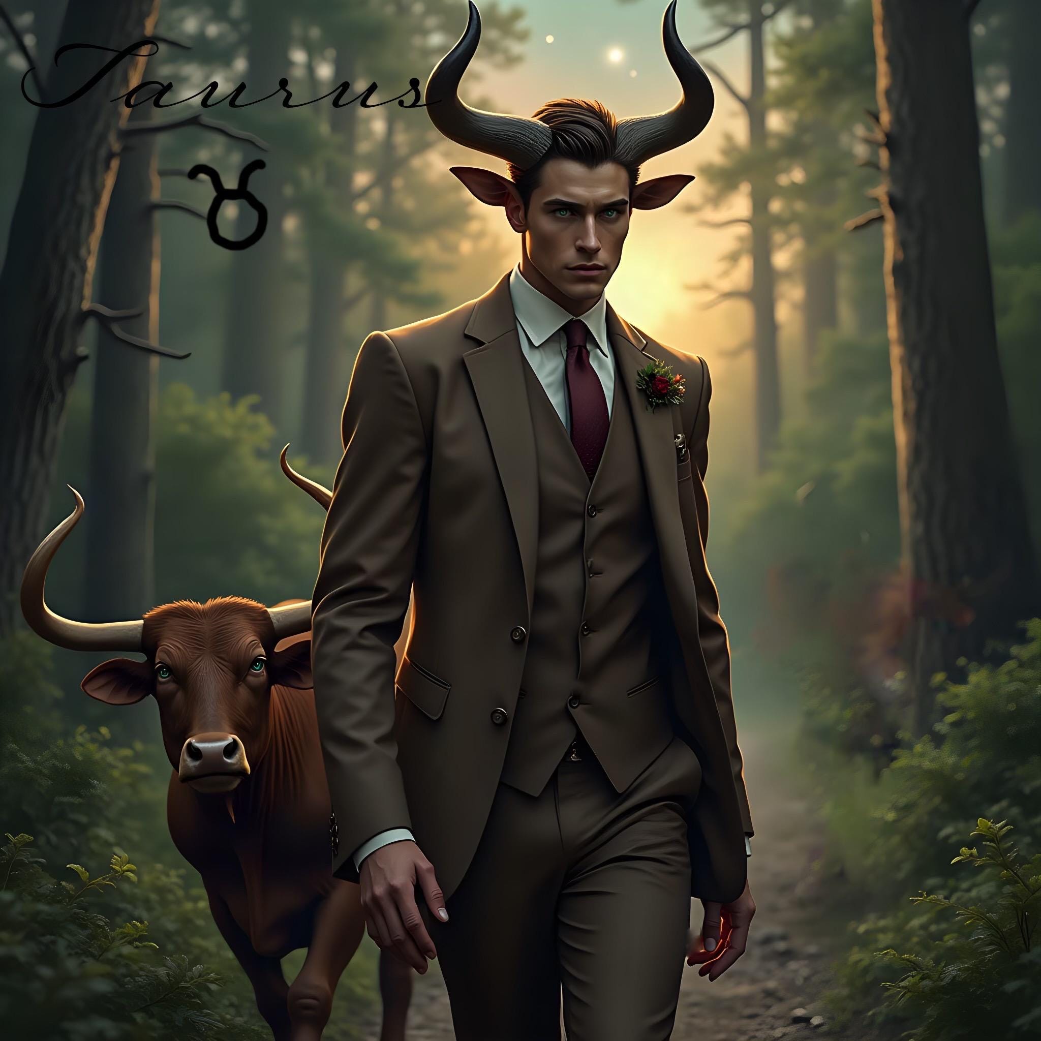 5d Premium Round Taurus  Diamond Painting