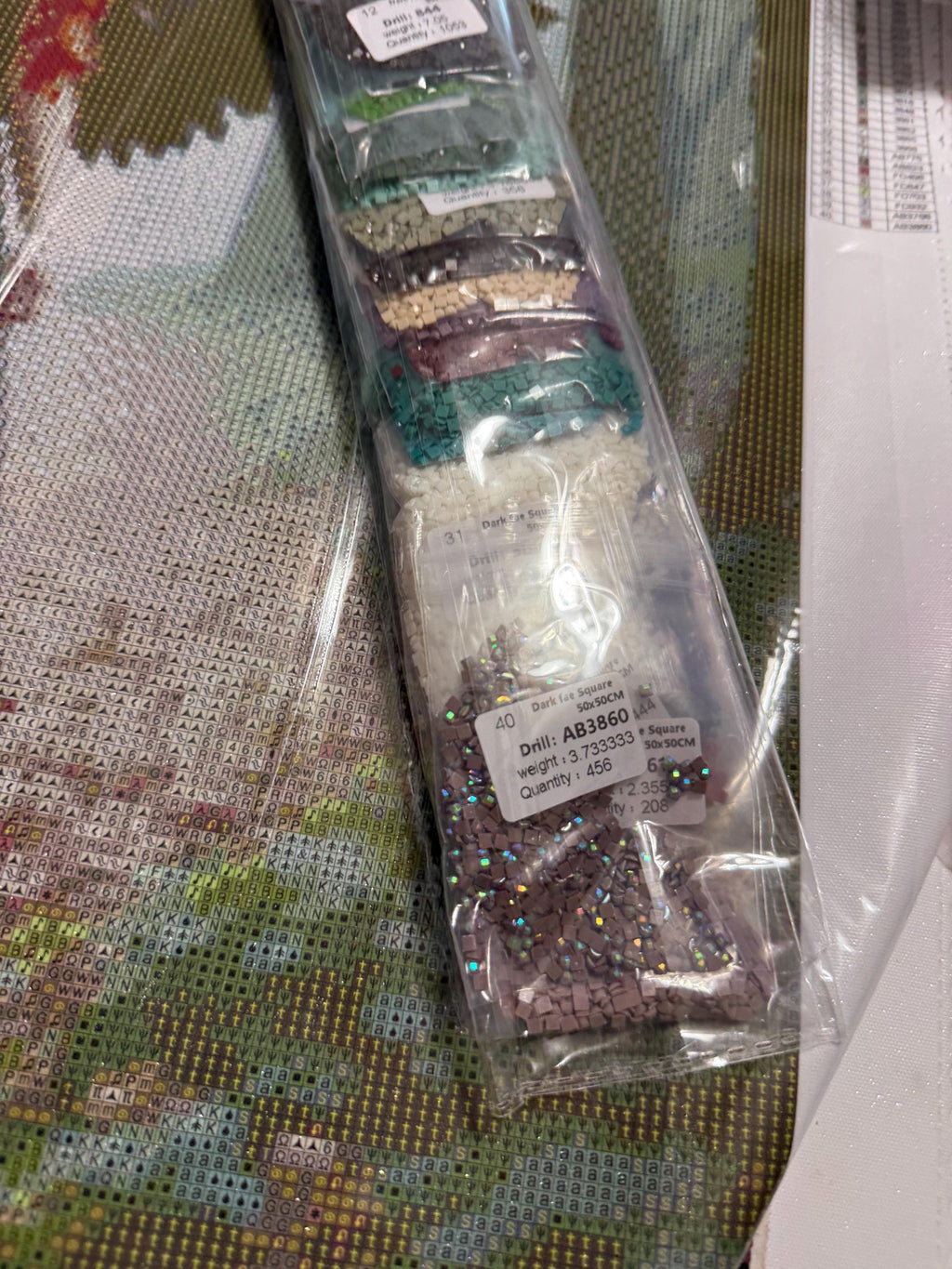 5D Dark Fae Diamond Painting, square Gem Art (50x50)