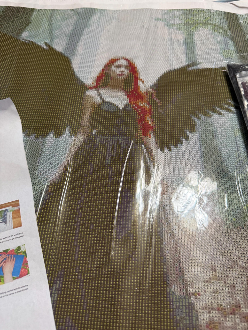 5D Dark Fae Diamond Painting, square Gem Art (50x50)