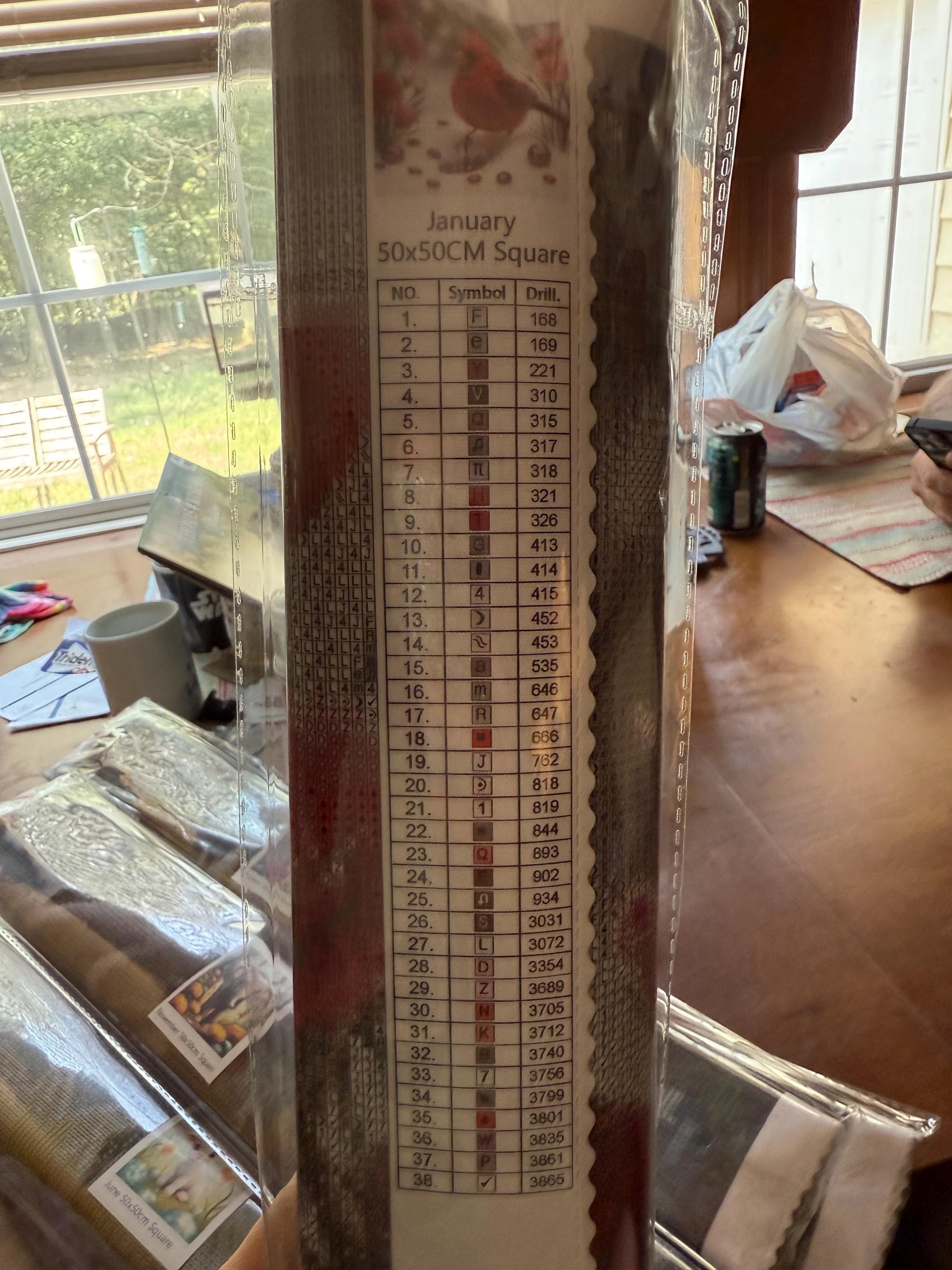 Resin drill 5d  diamond painting on felt canvas