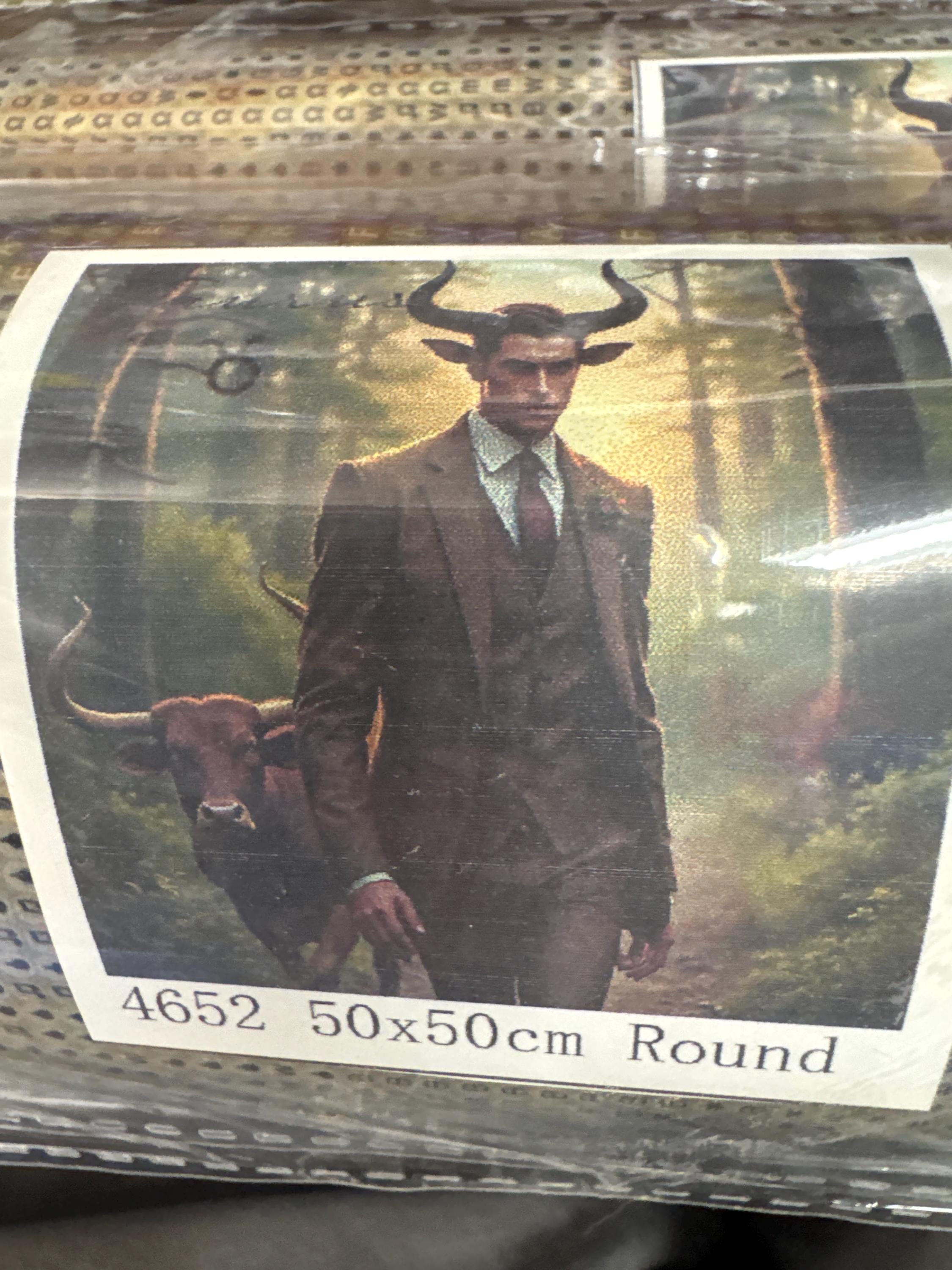 5d Premium Round Taurus  Diamond Painting