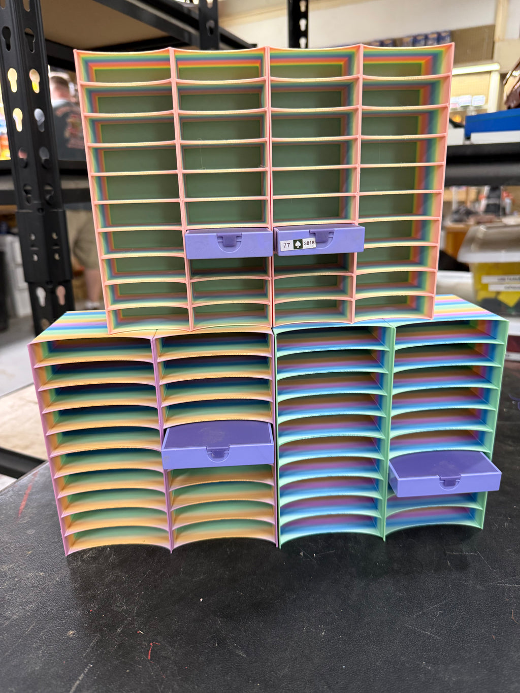 Free standing trabricks combo tower