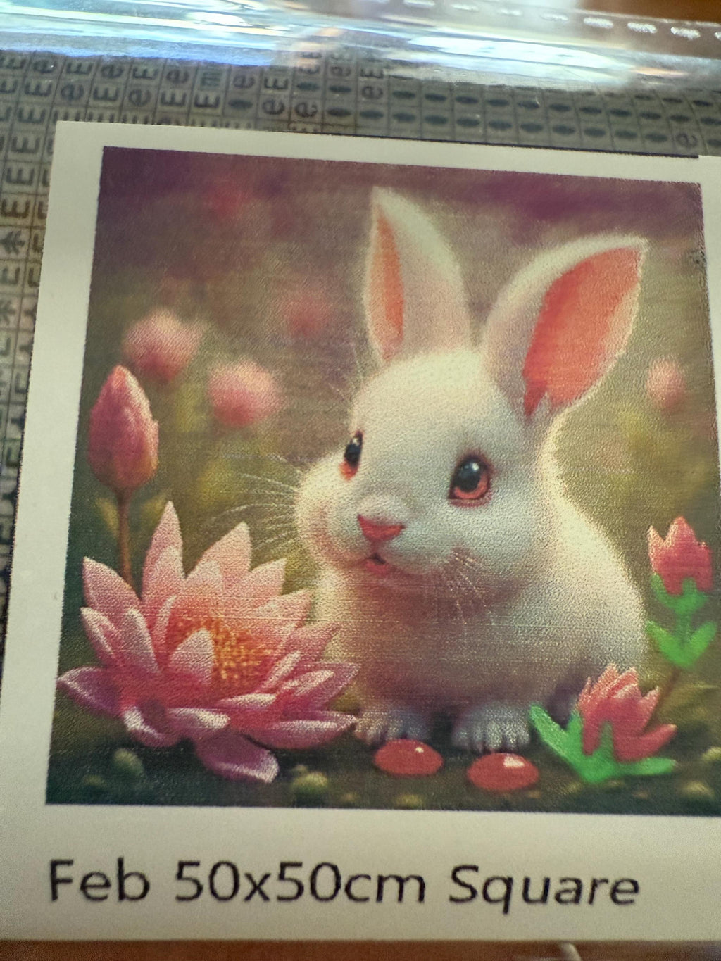 Resin drill 5d  diamond painting on felt canvas