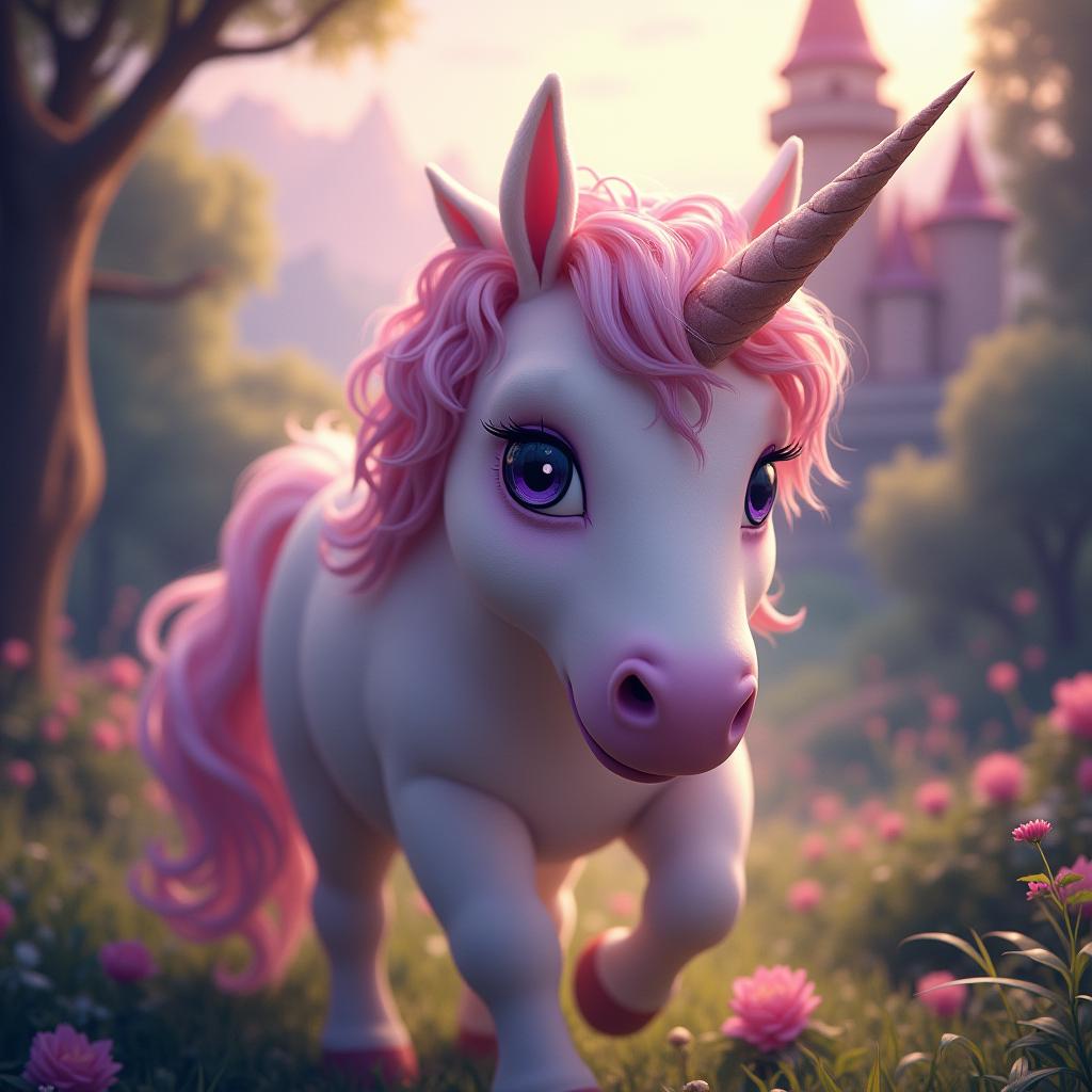 5D Fantasy Unicorn Diamond Painting, round Gem Art (50x50)