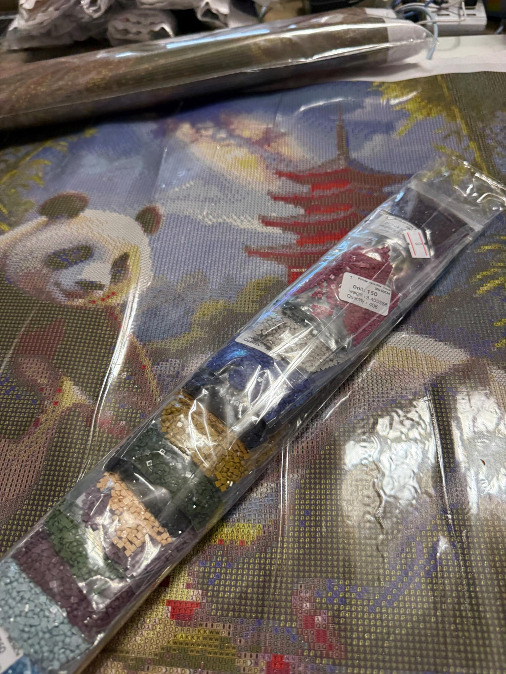 5D panda paradise Diamond Painting, roundGem Art (50x50)