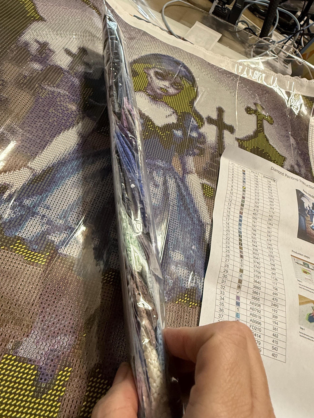 5D Xavia Diamond Painting, round Gem Art (50x50)