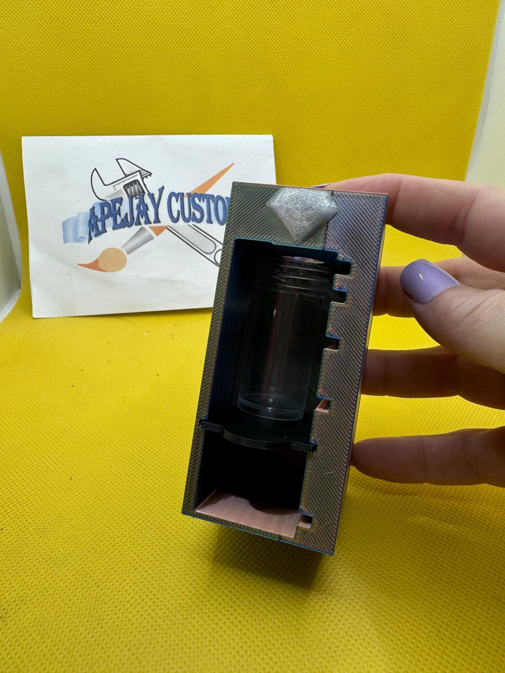 DIamond art Funnel for round and Elizabeth ward containers created by apejay customs