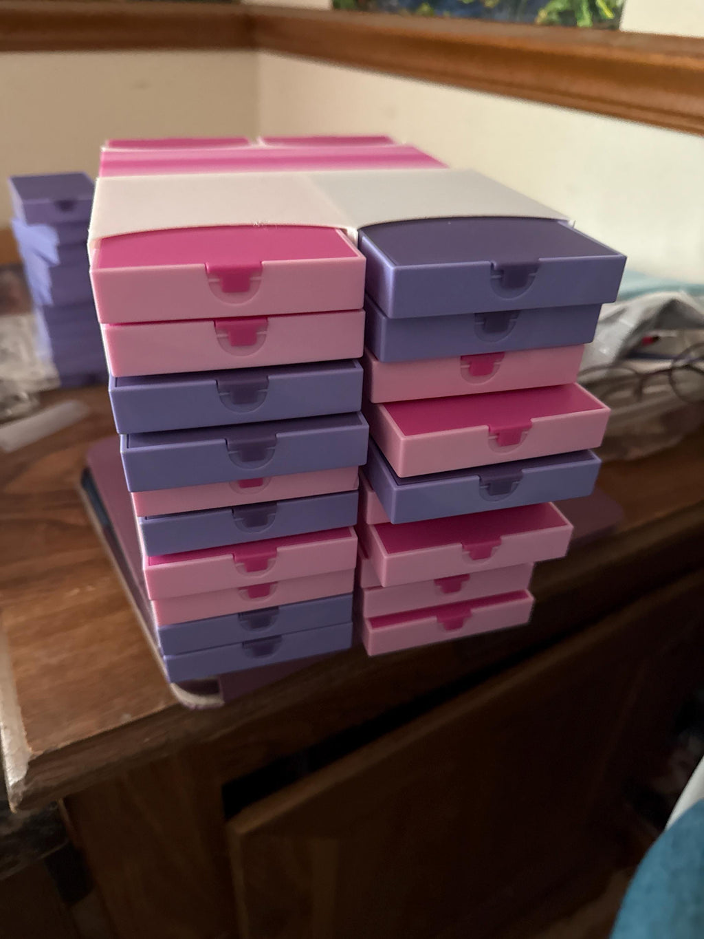 Spinning Tower for 40 large trabrick trays (trays are not included)custom by apejaywood