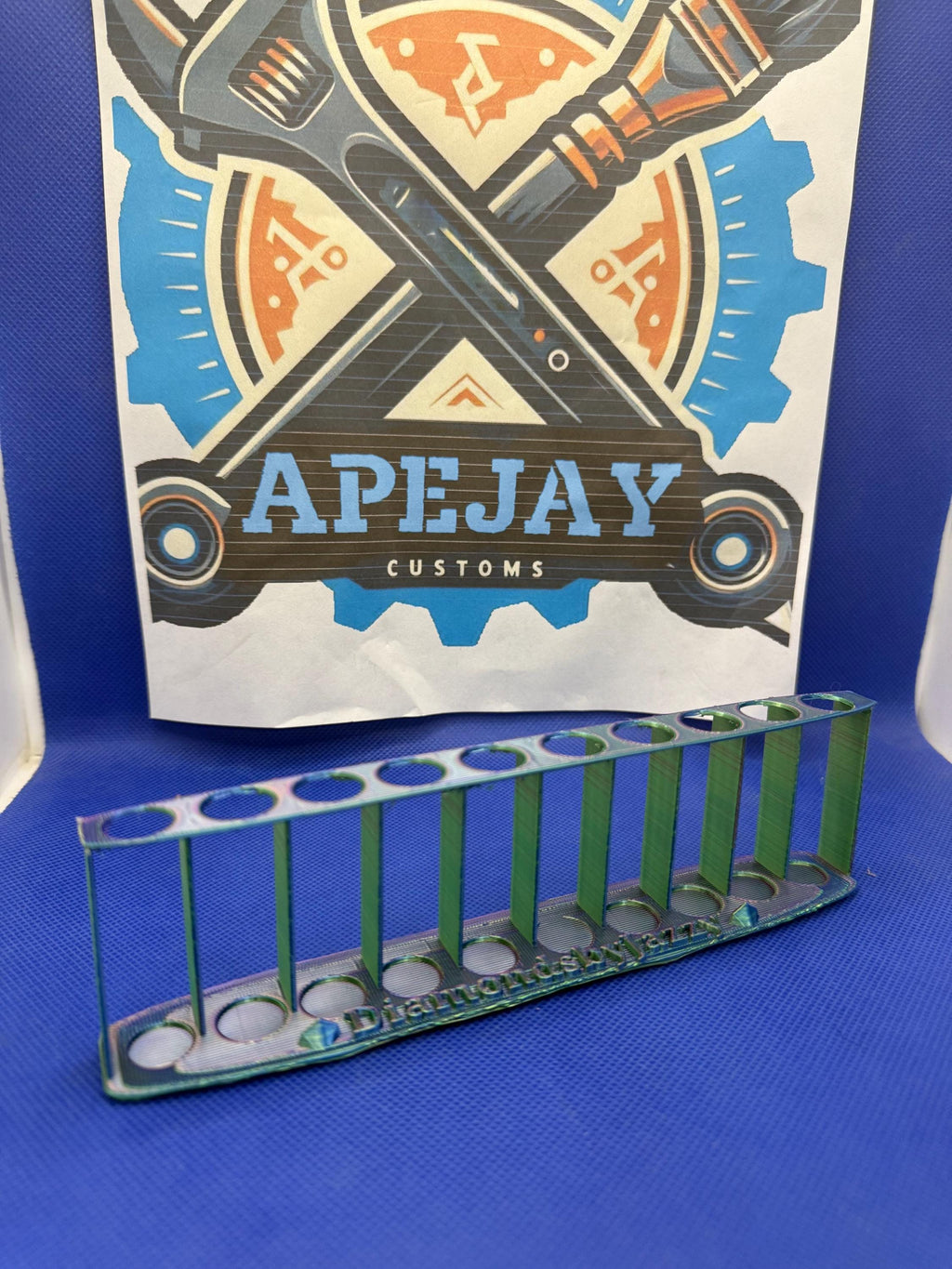 3d printed table top tweezer holder