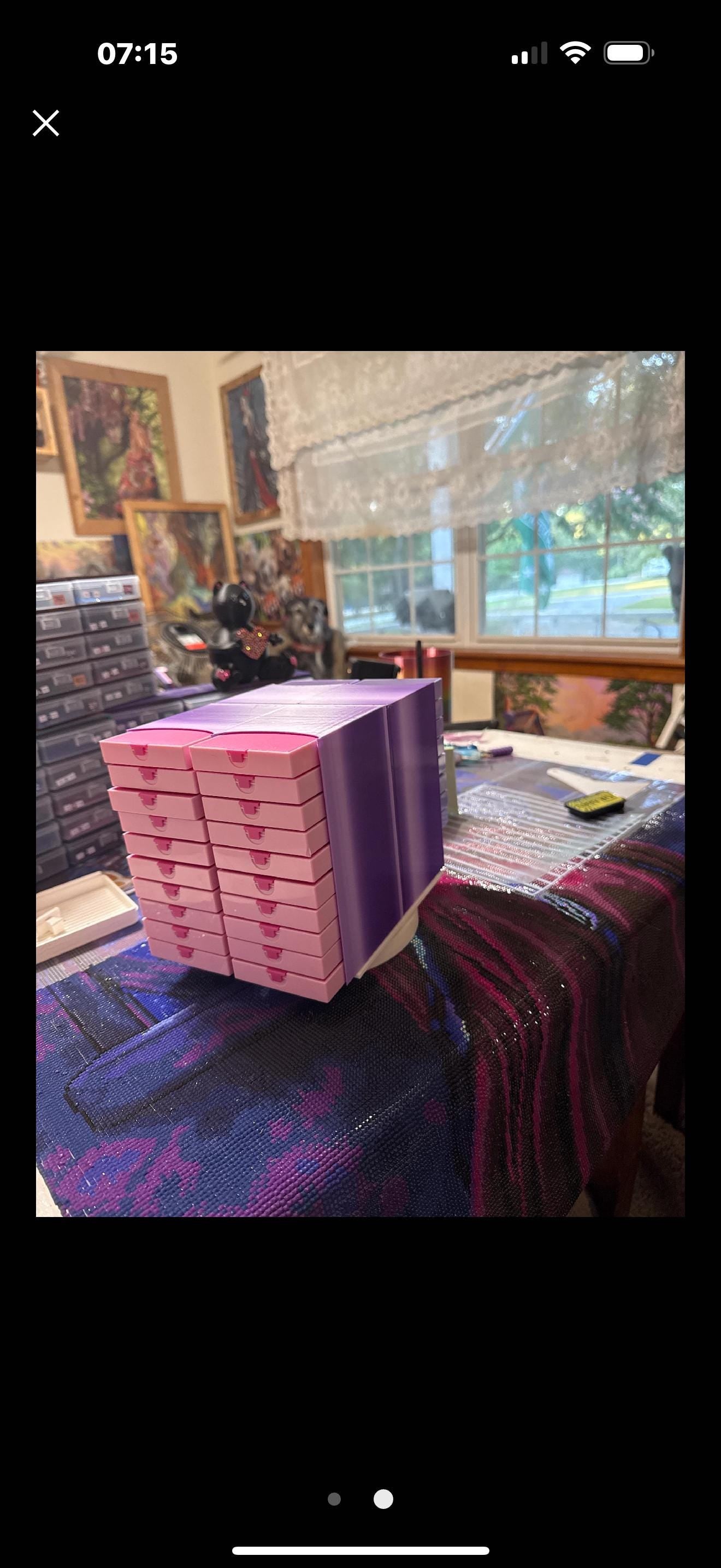 Spinning Tower for 40 large trabrick trays (trays are not included)custom by apejaywood