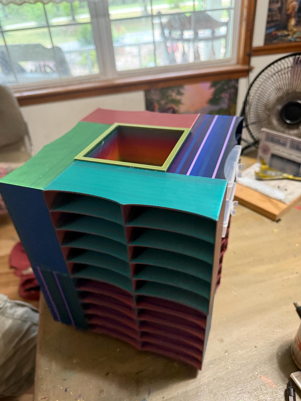 Spinning Forever young Tray Tower: 80-Tray Capacity with Pen Holder