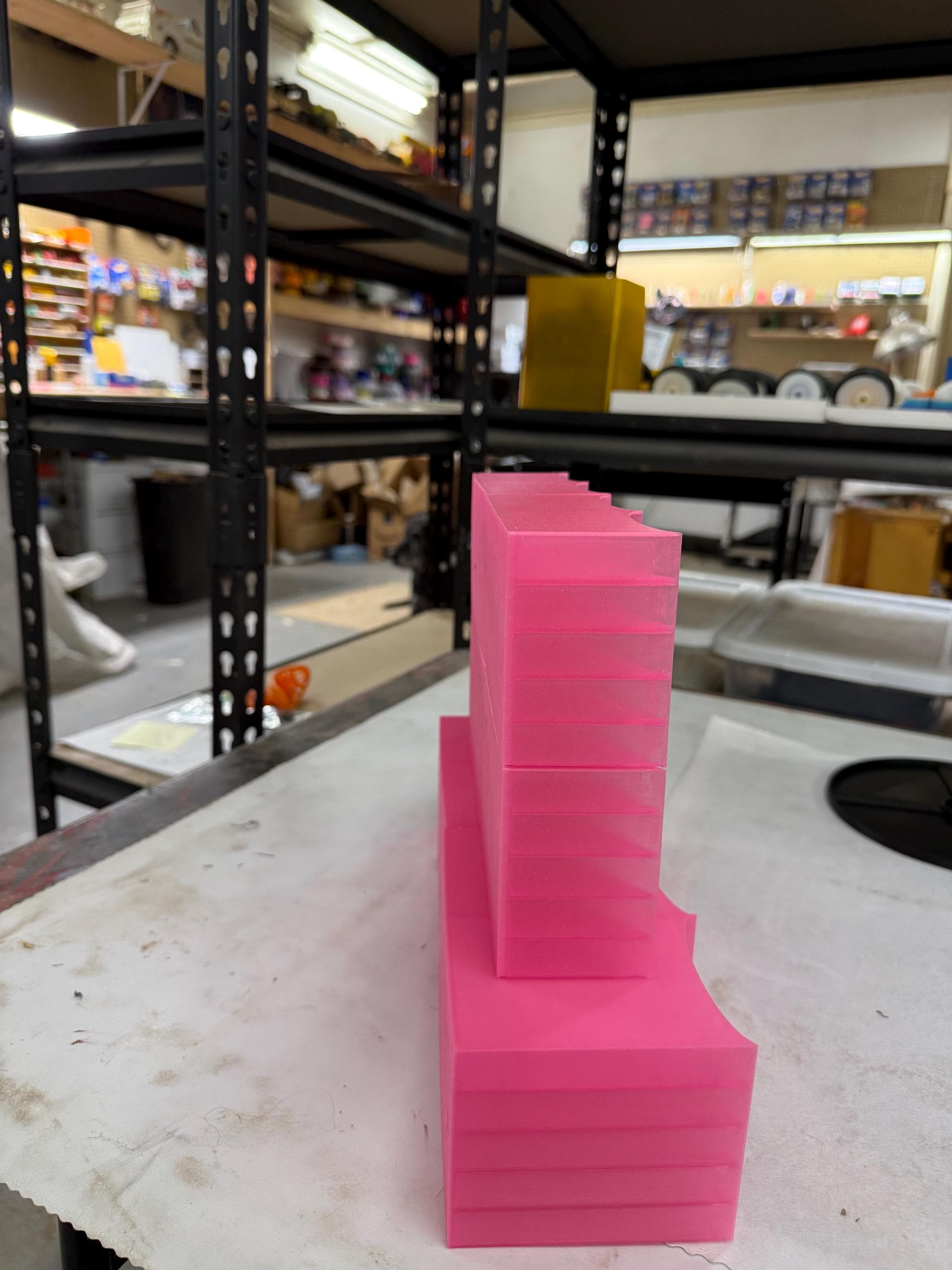 Art Dot Tray stacked Tower: 20 Large and 40 Small Trays