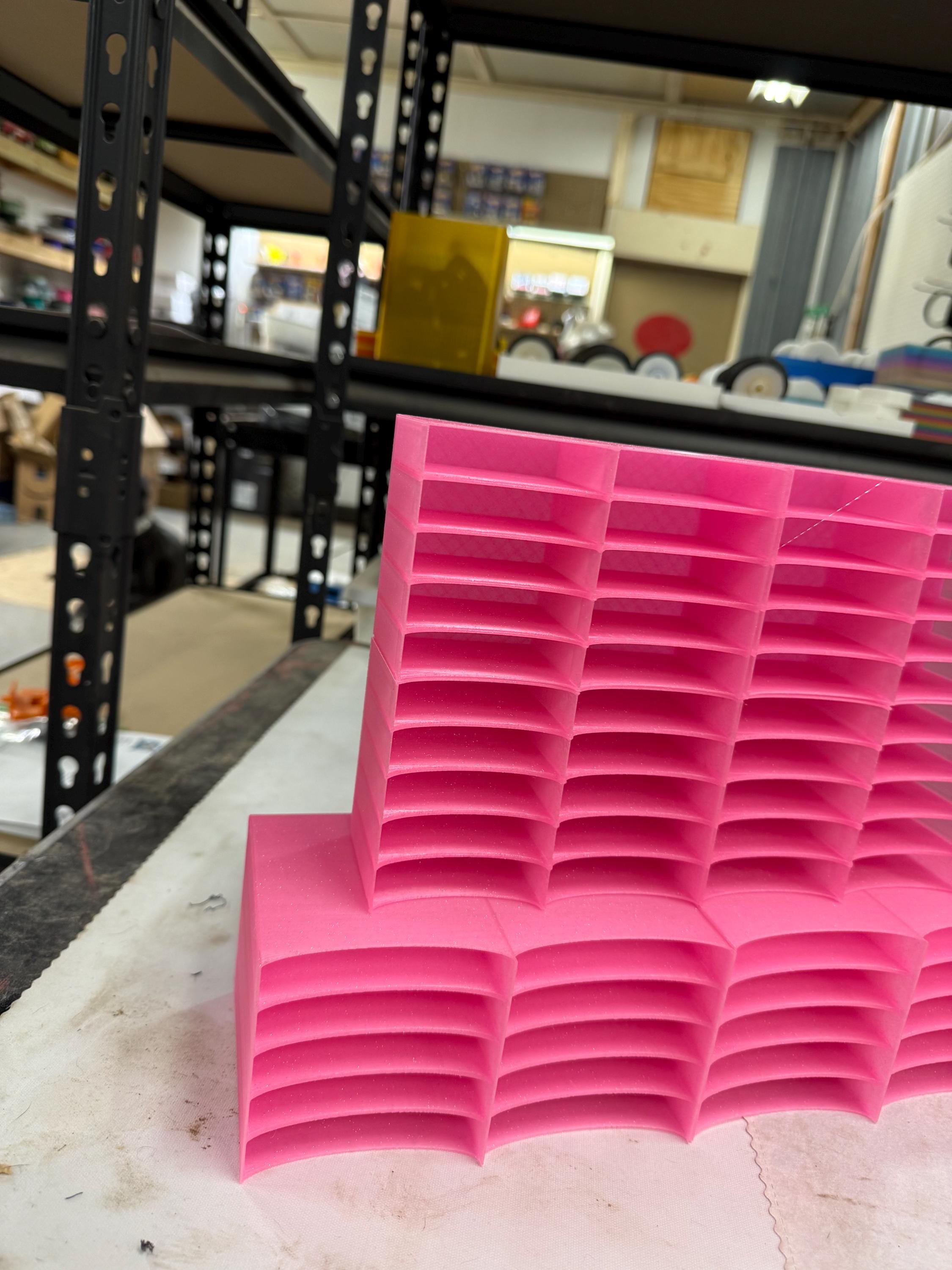 Art Dot Tray stacked Tower: 20 Large and 40 Small Trays