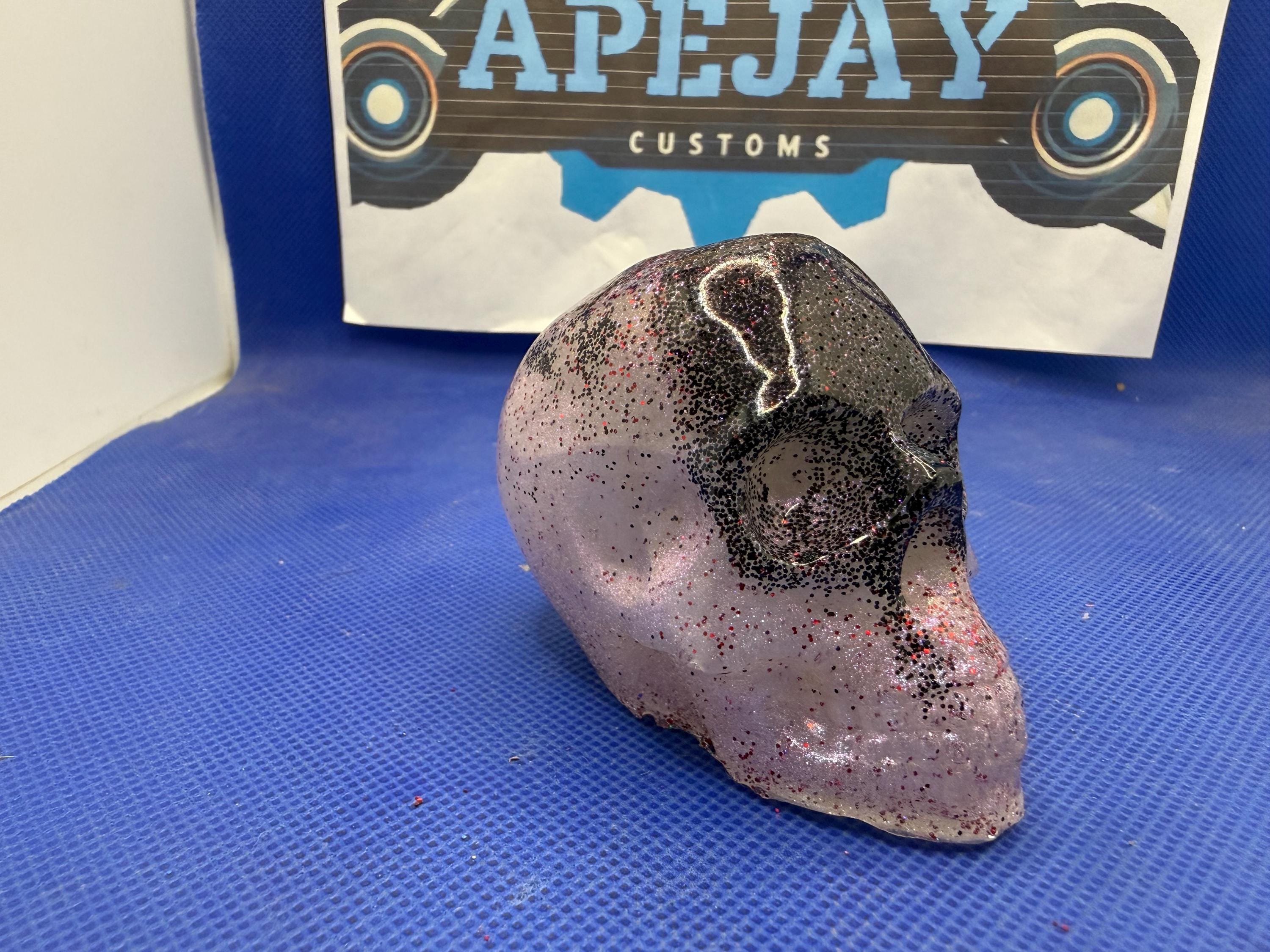 Medium skull paperweight