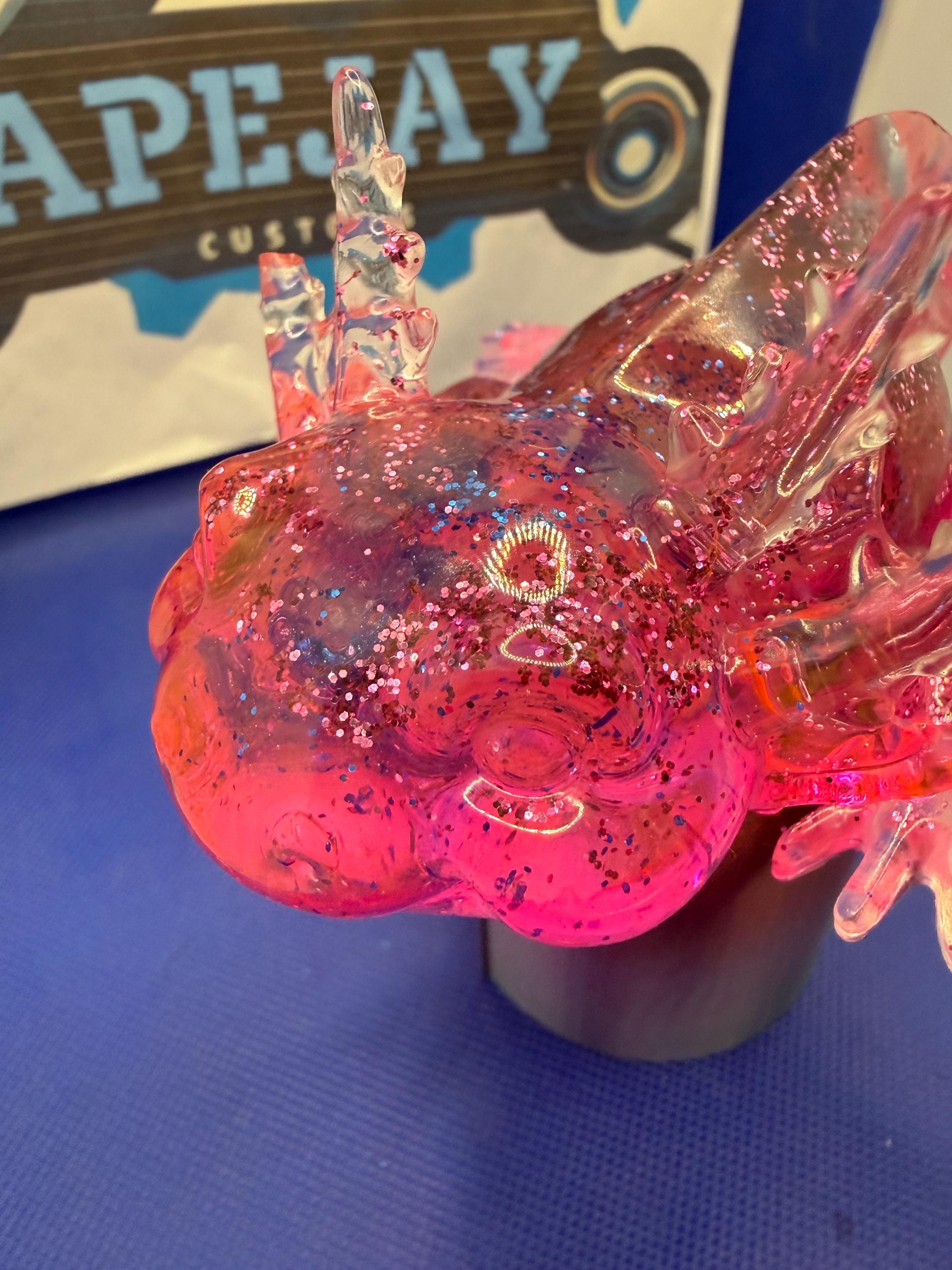 Large axolotl paperweight