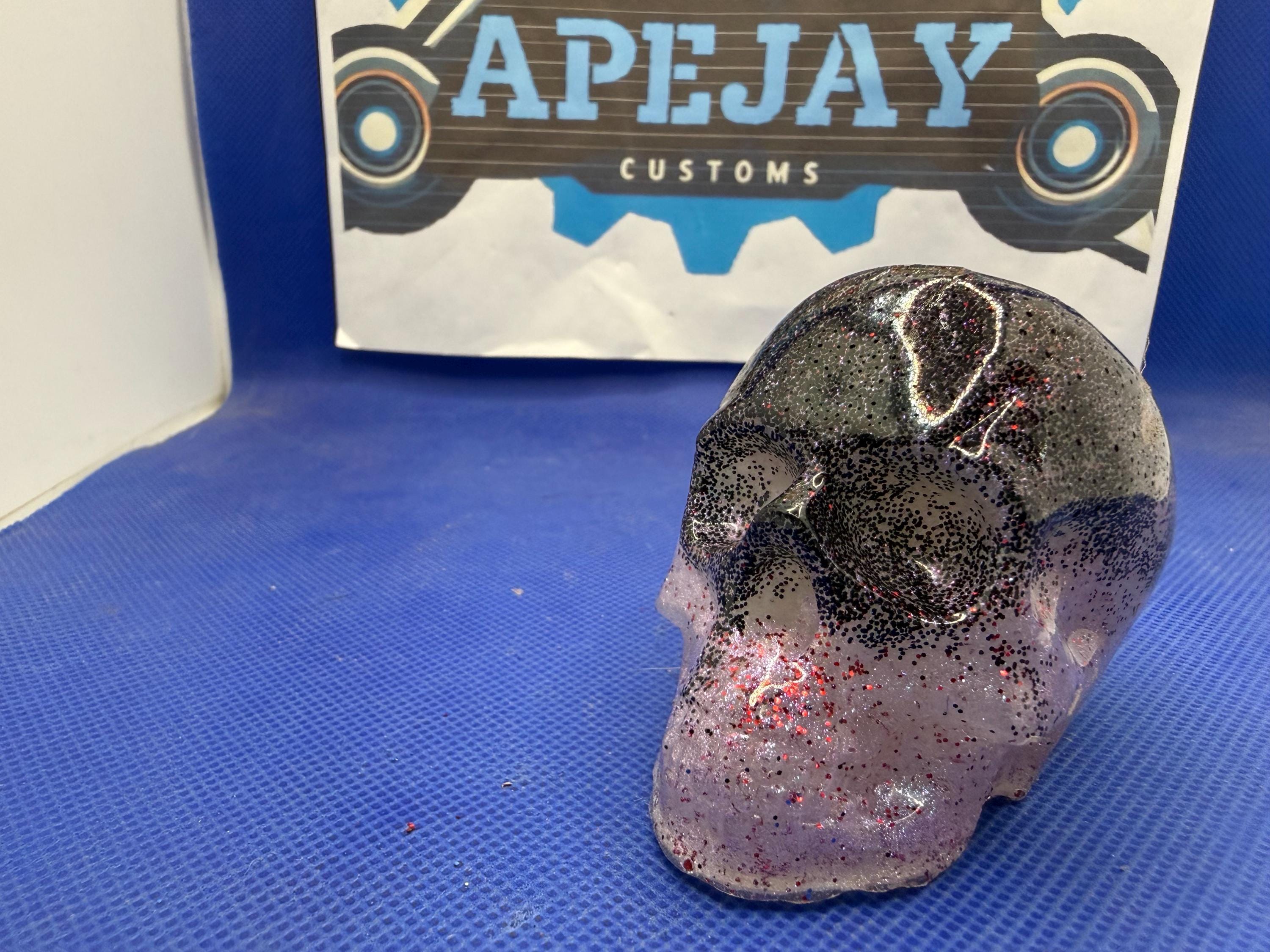 Medium skull paperweight